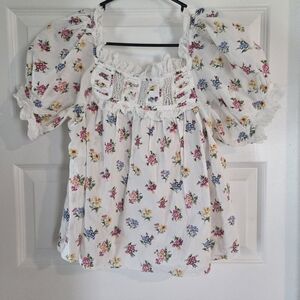 Size Small Frances Top In Fleur De Jonquille
